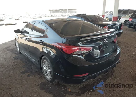 2016 Hyundai Elantra Se from USA, damaged, VIN 5NPDH4AE8GH780533
